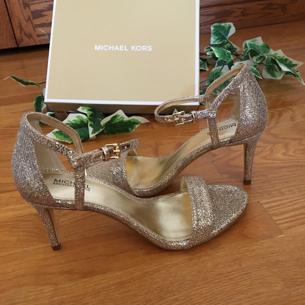 Michael Michael Kors Glitter Dress Heels 8M NWT